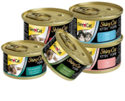 Pate cao cấp GimCat Shiny Cat Filet cho mèo lon 70g