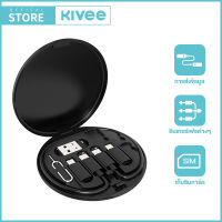 KIVEE 5 in 1 สายชาร์จ USBที่ชาร์จเร็วสำหรับ Apple Ipad iphone สายฟ้าผ่า ชุดอุปกรณ์ชาร์จ Android ดั้งเดิมสำหรับ Micro USBสายชาร์จเร็วแท้สายไฟ Type Cสายโทรศัพท์ USB