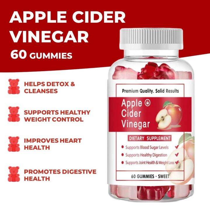 Apple cider vinegar gummies weight loss diet slimming weight control ACV gummies appetite