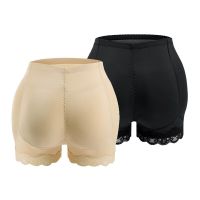 Butt Lifter Womens Fake Buttocks Plump Hips Panties Large Size Body Shaper Short Pants Lace Fake Ass With Pad Shapewear Shorts