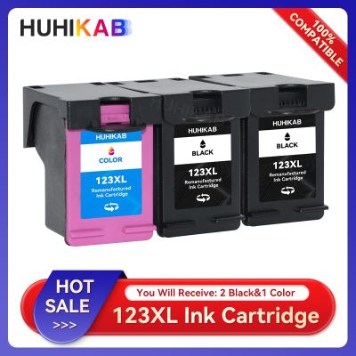 HUHIKAB Remanufactured 123XL Ink Cartridge For HP 123 XL For HP123 Deskjet 1110 2130 2132 2133 2134 3630 3632 3637 3638 Printer