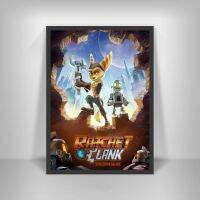 วงล้อและโปสเตอร์ศิลปะเกม Clank โปสเตอร์ผ้าใบพิมพ์ภาพฝาผนังตกแต่งบ้าน (ไร้กรอบ)