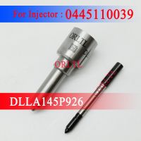 หัวฉีด Orตรวจ DLLA 145 P926 ( 0433171616) DLLA145P926หัวฉีดเข็มสีดำสำหรับ0 445 110 039, 0 445 110 047