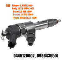 0445120002ใหม่ดีเซลหัวฉีดน้ำมันเชื้อเพลิง0986435501สำหรับ Citroen Jumperiveco Dailypeugeot erfiat Ducato 2.8 HDI 1999-