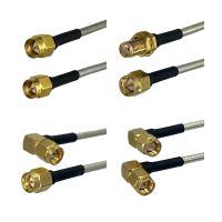RG402 0.141 SMA to SMA Male Plug Female Jack Bulkhead Connector RF Coaxial Jumper Pigtail Semi Flexible Cable 4inch 10FT
