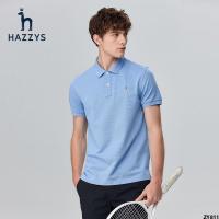 บ้านสีสันสดใส Hazys เสื้อฤดูร้อนเรียบง่าย Haggis เสื้อผ้าใหม่แขนสั้นผู้ชายลำลองอินเทรนด์ poloT เสื้อ