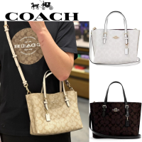 COACH/ กระเป๋าผู้หญิง Coach MOLLIE25 กระเป๋าแฟชั่นขนาดกลาง Messenger ใบเล็ก