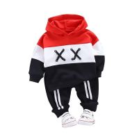 Spring Autumn Children Cotton Clothing Suit Baby Boys Girls Clothes Kids Sport Hoodies Pants 2PcsSets Fahion Toddler Tracksuits