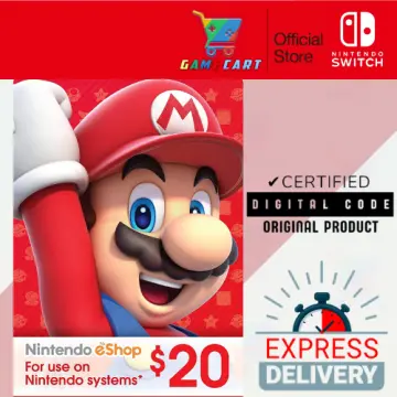 $20 Nintendo eShop Gift Card