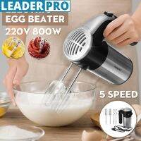 800W 5 Speeds Electric Food Mixers Blender High Quality Dough Blender Egg Beater Spiral Whisk Mixer For Kitchen Cooking Tool