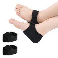 【CW】 Silicone Gel Heel Cup Insoles for Plantar Fasciitis Spurs Half-yard Socks Sleeve Pain Foot Protector Inserts Cushion