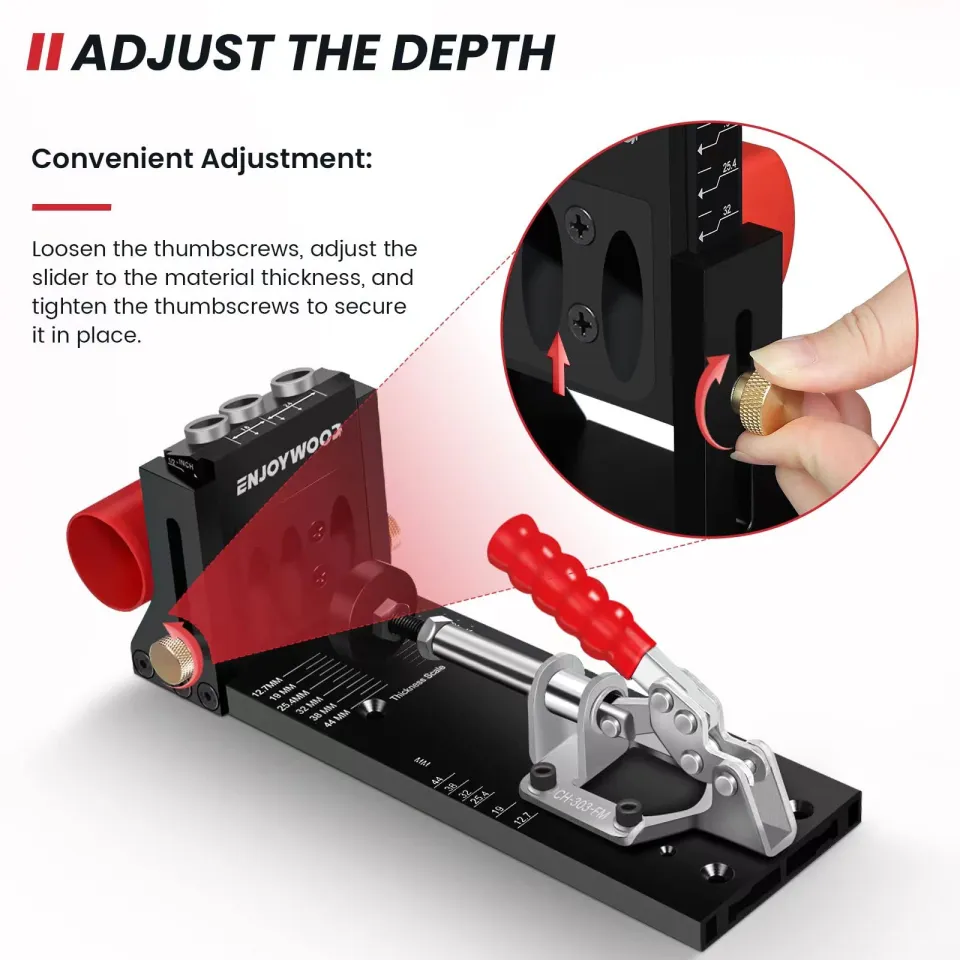 Adjustable Pocket Hole Jig