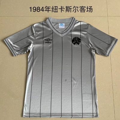 1984 Newcastle away retro short-sleeved jersey casual jersey