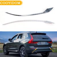 Newprodectscoming 2pcs Car ABS Chrome Rear Fog Light Lamp Eyelid Cover Trim Decorative For Volvo XC60 2018 Car Exterior Accessories Car Styling