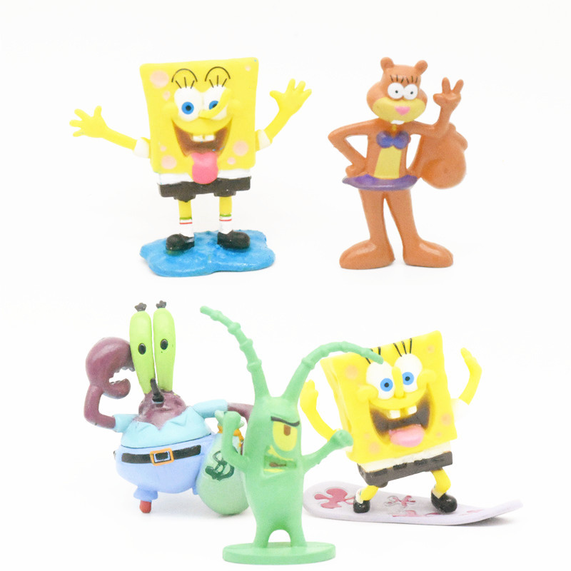 8pc Spongebob SquarePants Tentacles Patrick Star Action Figure PVC Toys USA 