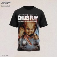 2023 new arrive- xzx180305   Childs Play HOR.ROR Chucky Movie Printed 3D T-shirt HOR.ROR Harajuku Streetwear Oversized Tshirt Men Women Summer Casual Tops free custom name logoï¼‰ S-5XL