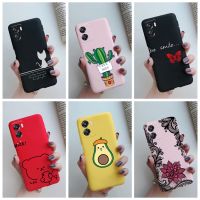 For Oppo A77 5G CPH2339 2022 Case Cute Cat Cactus TPU Silicone Phone Case Back Cover For Oppo A57 A57e A57s OppoA77 4G A77s Case