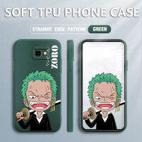 เคสโทรศัพท์ Samsung J7 Prime Zoro Soft TPU ซิลิโคนกรอบสี่เหลี่ยม ฝาหลังเรืองแสง แฟชั่น ตัวละคร โทรศัพท์มือถือ เคส