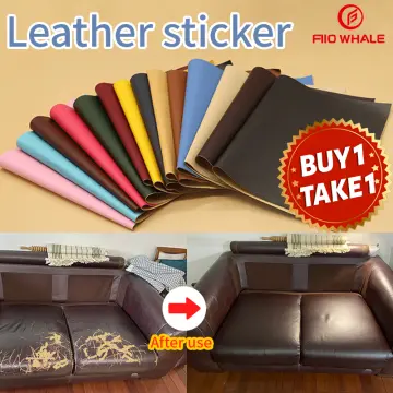 1 Roll Self Adhesive Leather Patch Sofa Repair Patches Stick-on No Ironing  PU Fabric Sticker Sofa Clothing Leather Repair Patch