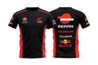 ใหม่ Honda T-Shirt ผ้าแห้งเร็ว เสื้อยืด ขี่มอเตอร์ไซค์แห้งเร็ว คุณภาพเกรดพรีเมียม ราคาโรงงาน