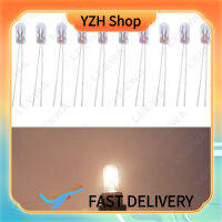 YZH Shop ไฟแผงหน้าปัดรถยนต์ T3หลอดฮาโลเจนในรถ12V 30ma 10ชิ้นสำหรับฉนวนกันความร้อนสูงกระจกโปร่งแสงควอตซ์ไฟแทนหลอดไฟเก่า