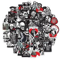 10/30/50Pcs Horror Skull Gothic Art Stickers Cool DIY Phone Laptop Handbook Diary Car Notebook Graffiti Guitar Sticker Kids Toys Stickers