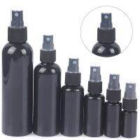 10-200ml Plastic Perfume Atomizer Empty Spray Bottle  Black Refillable Bottles Refillable Mist Pump Essential Oil Atomizer Travel Size Bottles Contain