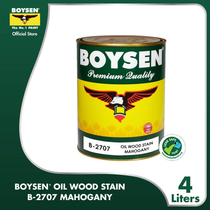 BOYSEN Oil Wood Stain Mahogany B27074L Lazada PH