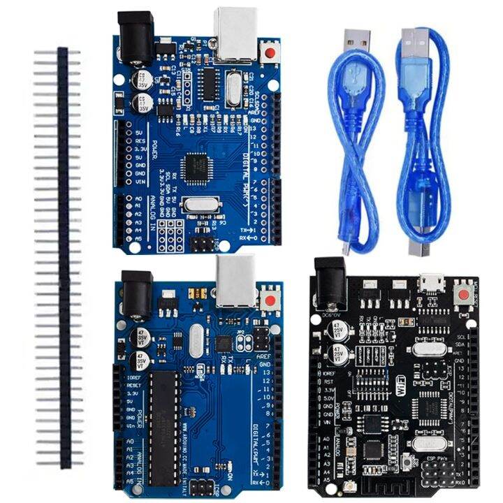 UNO R3 Official Box ATMEGA16U2 / UNO+WiFi R3 ชิป ATMEGA328P ดั้งเดิม ...