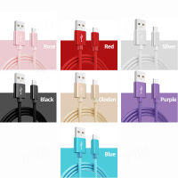 1m ided Fast Charging Micro Usb Type C Cable USB-C Power Charger Data Sync Cable for Android,7 Colors