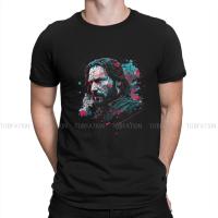 John Wick Film Creative Tshirt For Men The Cool Man Classic Round Neck Pure Cotton T Shirt Hip Hop Gift Clothes Streetwear 6Xl