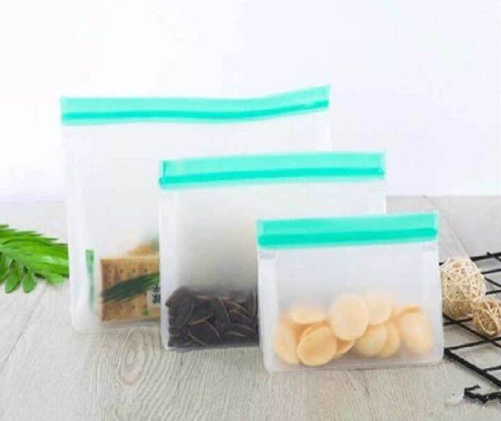 Food Storage Bag Upgrade Leakproof Top Stand Up Reusable