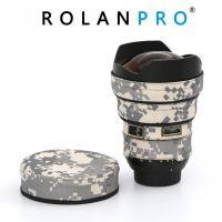 ROLANPRO เสื้อลายพรางสำหรับกล้อง Nikon AFS 14-24มม. F2.8G เคสโทรศัพท์กันกระแทก ED สำหรับ Nikon SLR เคสป้องกัน