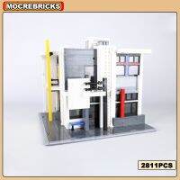 ชุดฉากภาพยนตร์ที่มีชื่อเสียง Rietveld โมดูลาร์เทคโนโลยีบล็อคก่อสร้างแบบโมดูลาร์หุ่นประกอบตัวต่อของเล่นเด็กอิฐ