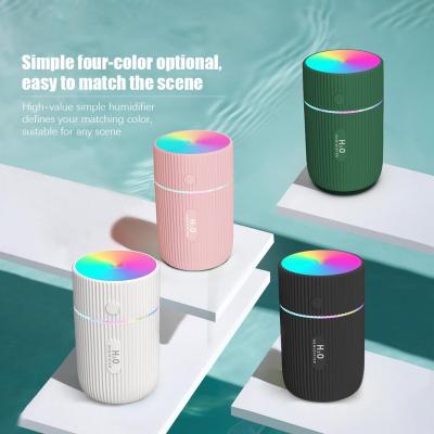 【DT】  hotMini Air Humidifer Aroma Essential Oil Diffuser with LED Lamp USB Mist Maker Aromatherapy Humidifiers for Home Car