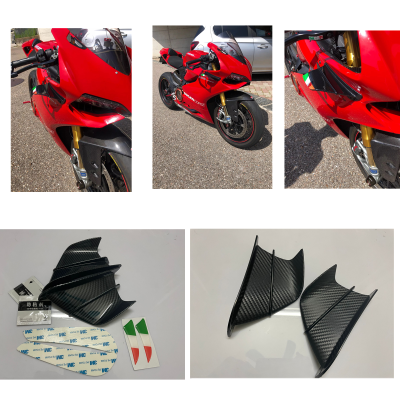 Suitable for HONDA VFR400 VFR800 VFR1000 NC700 CBF1000 CBR150 modified motorcycle fixed wind wing spoiler cover accessories