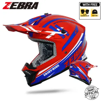 Shop Zebra Motocross Helmet online | Lazada.com.ph