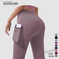 【hot sale】☌✌ C04 Yoga Pants Women High Waist Peach Hip Barbie Pants Stretch Legging Trousers Hip Lifting Fitness Sports Pants SZ240