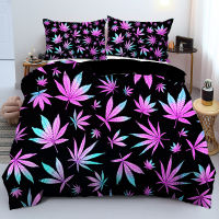 Maple Leaf Bedding Set 23 Pcs Tie Dye Duvet Cover Home Textile SingleTwinDoubleFullQueenUK KingAU KingUS King Size