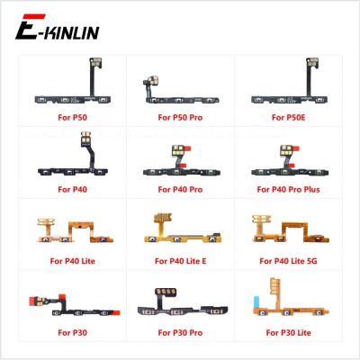 Power ON OFF Mute Switch Control Key Volume Button Flex Cable For HuaWei P50 P40 Lite E P30 Pro 5G P50E Replacement Parts