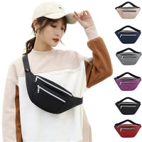 2 Zippers Outdoor Sport Pouch Travel Waterproof Belt Shoulder Bags Waist Bag Fashion Fanny Pack