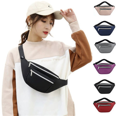 2 Zippers Beach Outdoor Waterproof Sport Pouch Travel Women Men Fashion Waist Bag