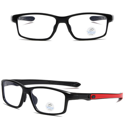 แว่นตากันแสงสีฟ้าแบบใหม่น้ำหนักเบามากทนทานต่อแสง TR90พันคอปิดกั้นขาแว่นตาแว่นคอมพิวเตอร์แสงสีฟ้า