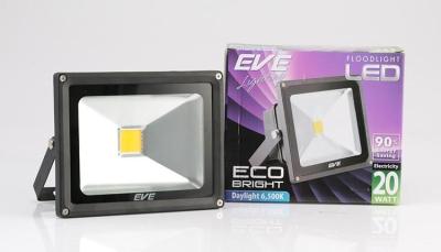 สปอร์ตไลท์ EVE 20W LED กันน้ำกันฝุ่น (แสงขาวหรือแสงส้ม)ส่งฟรี 1 ตัว LED Flood Light  EVE 20วัตต์ ต้องการใบกำกับภาษีแจ้งได้ครับ