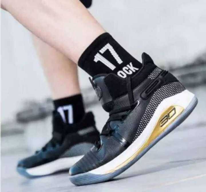 CURRY 6 Black White High Tops BASKETBALL SHOES FOR MEN #2111 | Lazada PH