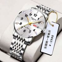 【July hot】 fully automatic pure mechanical watch mens version simple waterproof calendar luminous high-end brand