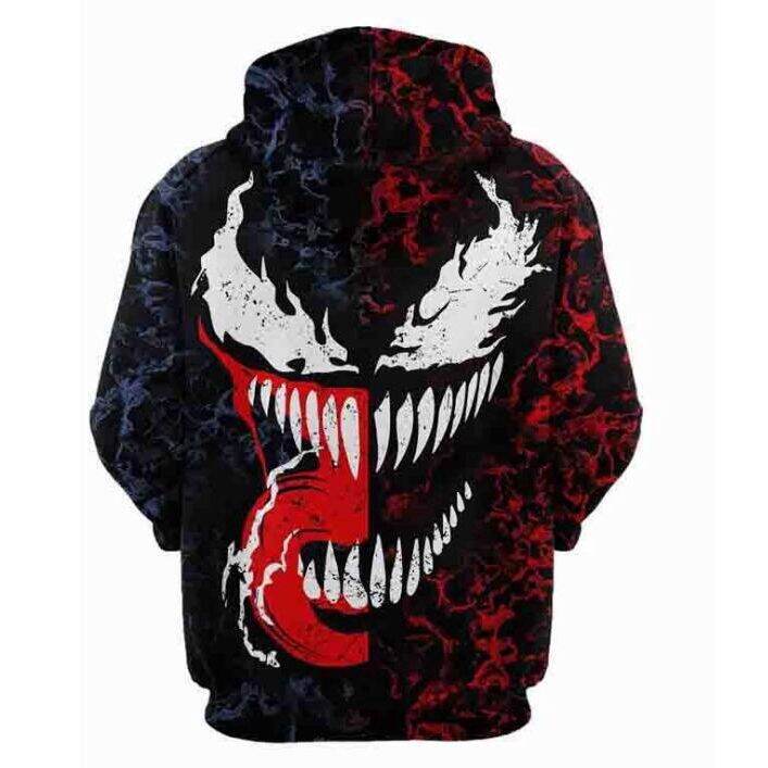 เสื้อกันหนาวมีฮู้ดลาย-marvel-venom-spider