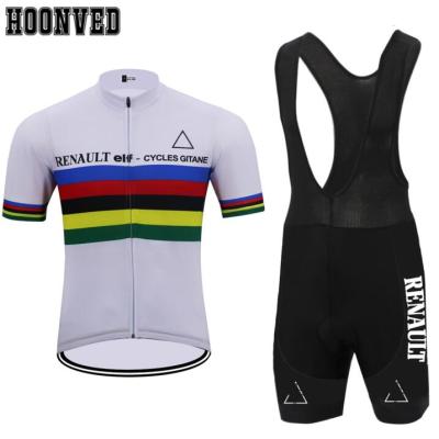 1981 The 2019 New team Man Champion RENAULT elf Cycling Jersey Summer Short Sleeves Triathlon Clothing maillot ciclismo hombre