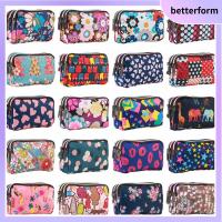 BETTERFORM งานสังสรรค์ กระเป๋าถือขนาดเล็ก กระเป๋าใส่เหรียญ กระเป๋าโทรศัพท์มือถือ ผ้าใบกันน้ำ กระเป๋าสตางค์ดอกไม้ผู้หญิง คลัตช์เล็ก