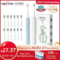 HOKDS Nandme NX7000 Smart Sonic Electric Toothbrush Ultrasound IPX7 Rechargeable Tooth Brush 5 Mode Smart Time Whitener Teethbrush